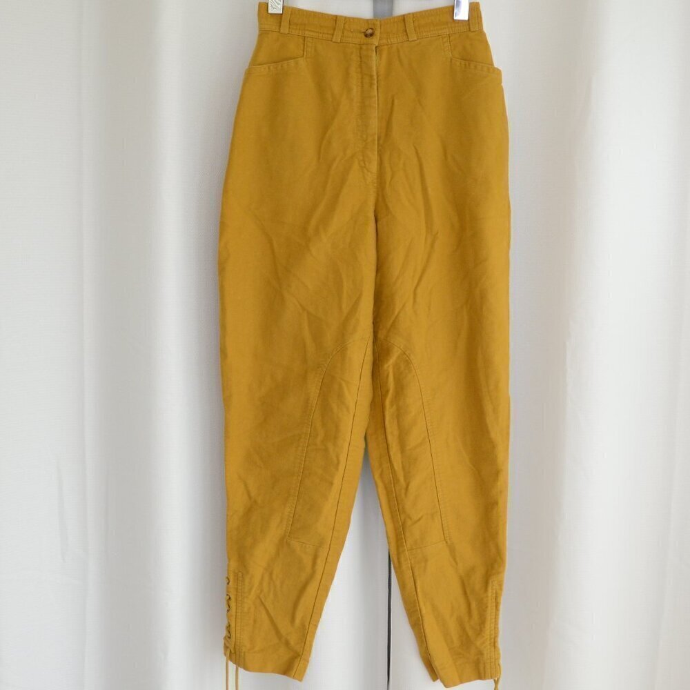 Vintage Laura Ashley Barrel Pants Jodhpur Lace Up Sz 4